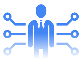 Knowledge management icon for AI training